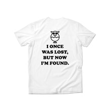 Load image into Gallery viewer, Found Sheep - Lost Now Found Unisex White T-Shirt