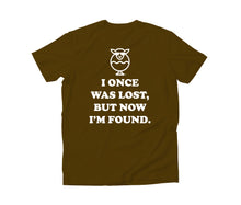 Load image into Gallery viewer, Found Sheep - Lost Now Found Chocolate Brown T-Shirt