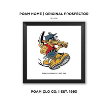 Load image into Gallery viewer, ORIGINAL PROSPECTOR MASCOT - POAM HOME DECOR 12" X 12"