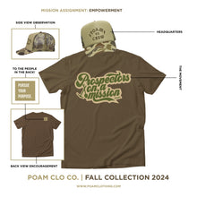 Load image into Gallery viewer, Prospectors On A Mission Signature - Pursue Your Purpose Chocolate Brown T-Shirt