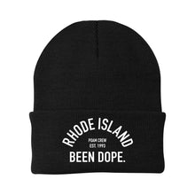 Load image into Gallery viewer, Rhode Island Been Dope High College Inspired Knit Cuff Hat