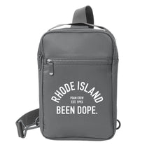 Load image into Gallery viewer, Rhode Island Been Dope College Inspired Medium Sling Bag