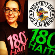 Load image into Gallery viewer, One Eighty (180) Haiti Black/Pink Unisex T-Shirt