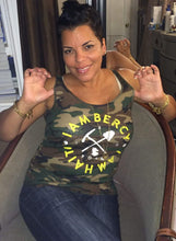 Load image into Gallery viewer, I Am Bercy I Am Haiti Camo Women's Sleeveless Scoop-Neck Swing Tank Top