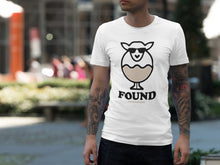 Load image into Gallery viewer, Found Sheep - Lost Now Found Unisex White T-Shirt