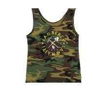 Load image into Gallery viewer, I Am Bercy I Am Haiti Camo Women's Sleeveless Scoop-Neck Swing Tank Top
