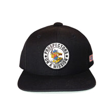 Load image into Gallery viewer, POAM Black Classic Prospector Seal Snapback
