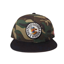Load image into Gallery viewer, POAM Classic Prospector Seal Camo/Black Visor Snapback