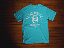 Load image into Gallery viewer, Peace Makers Unisex Tee Turquoise