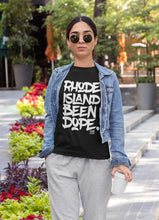 Load image into Gallery viewer, Rhode Island Been Dope T-Shirt (Full Front Print Version)
