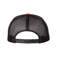 Load image into Gallery viewer, POAM Classic Prospector Seal Red and Black Trucker Snapback