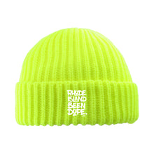 Load image into Gallery viewer, Rhode Island Been Dope Fully Embroidered Thick Ribbed Beanie