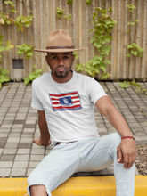 Load image into Gallery viewer, POAM Flag - Uniting Streets of America Tee White