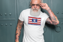 Load image into Gallery viewer, POAM Flag - Uniting Streets of America Tee White