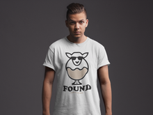 Load image into Gallery viewer, Found Sheep - Lost Now Found Unisex White T-Shirt