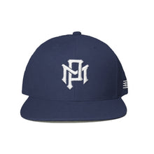 Load image into Gallery viewer, POAM (PM) Monogram - Peace Makers Navy Snapback
