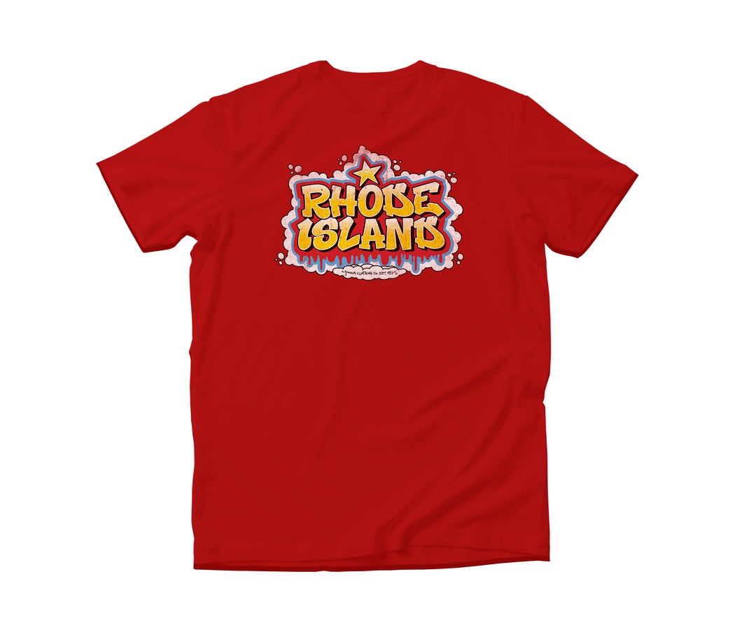 Rhode Island Wild Style Inspired Hip Hop 51 and POAM 31 Year anniversary! (Red Tee)