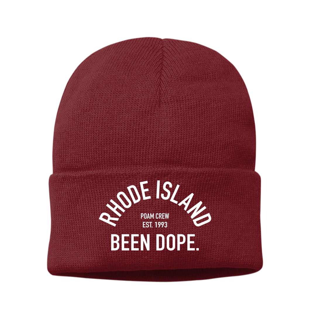 Rhode Island Been Dope High College Inspired Knit Cuff Hat