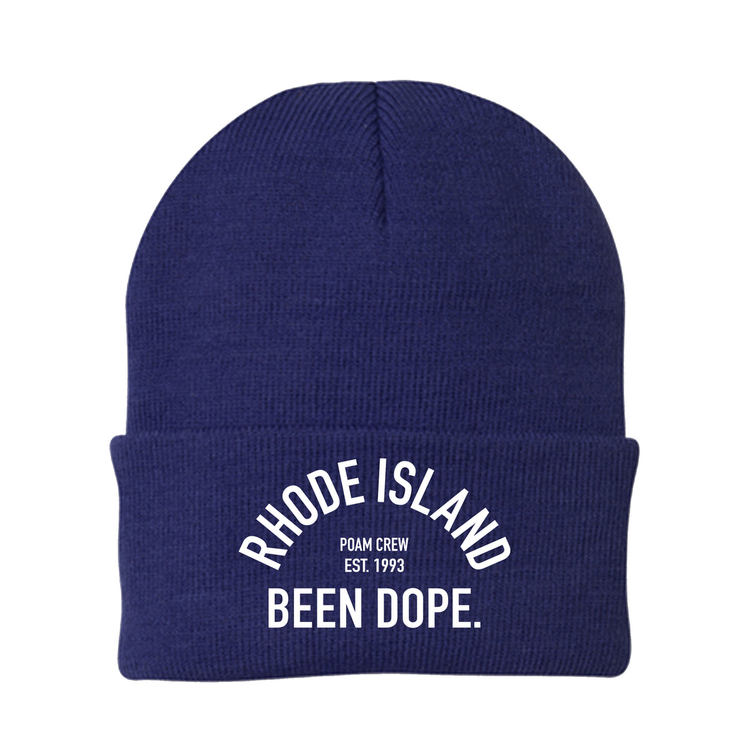 Rhode Island Been Dope High College Inspired Knit Cuff Hat