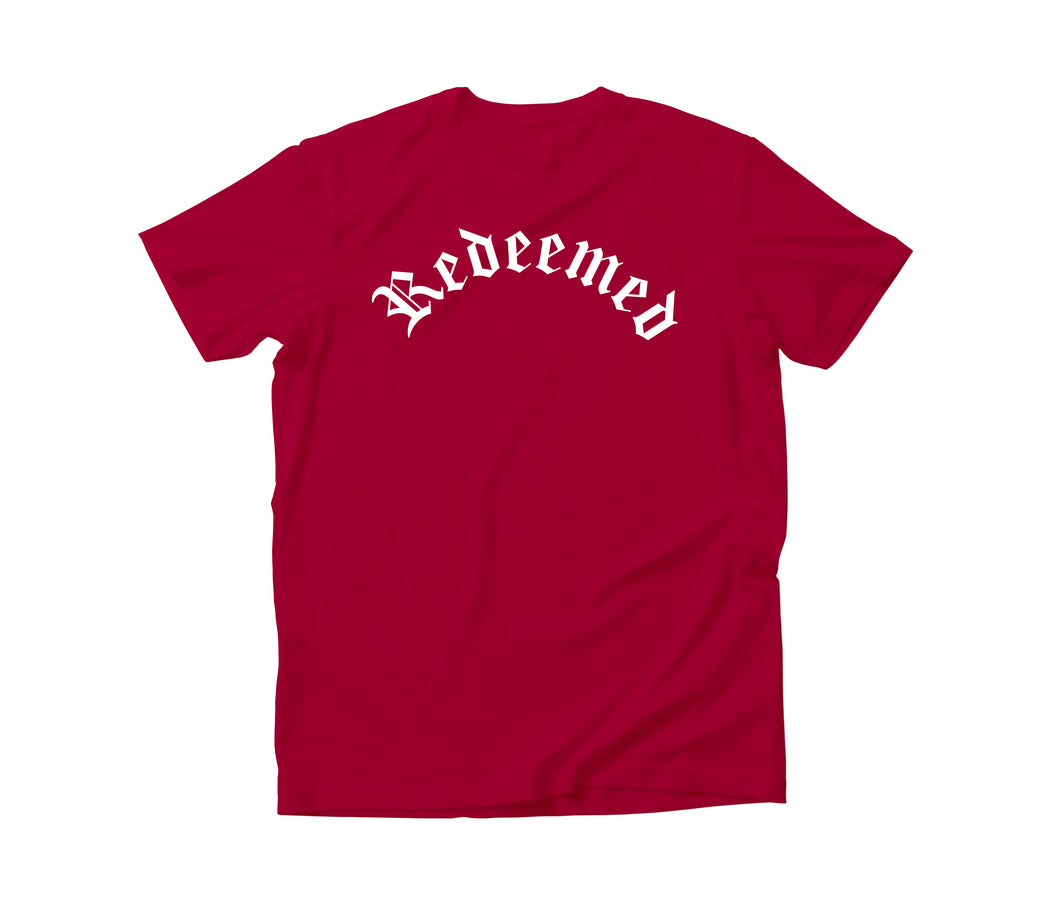 Redeemed Crimson T-Shirt (Boxy Heavyweight Tee)