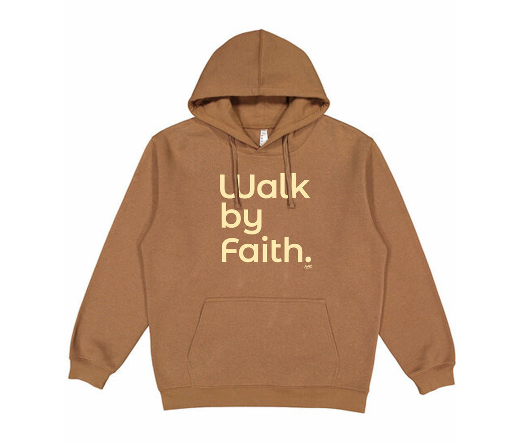Walk By Faith Garment Washed Premium Hoody Fall 23