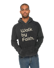 Load image into Gallery viewer, Walk By Faith Garment Washed Premium Hoody Fall 23
