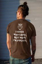 Load image into Gallery viewer, Found Sheep - Lost Now Found Chocolate Brown T-Shirt
