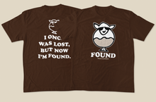 Load image into Gallery viewer, Found Sheep - Lost Now Found Chocolate Brown T-Shirt
