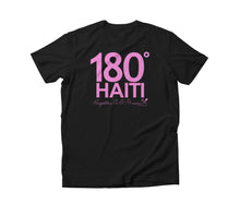 Load image into Gallery viewer, One Eighty (180) Haiti Black/Pink Unisex T-Shirt

