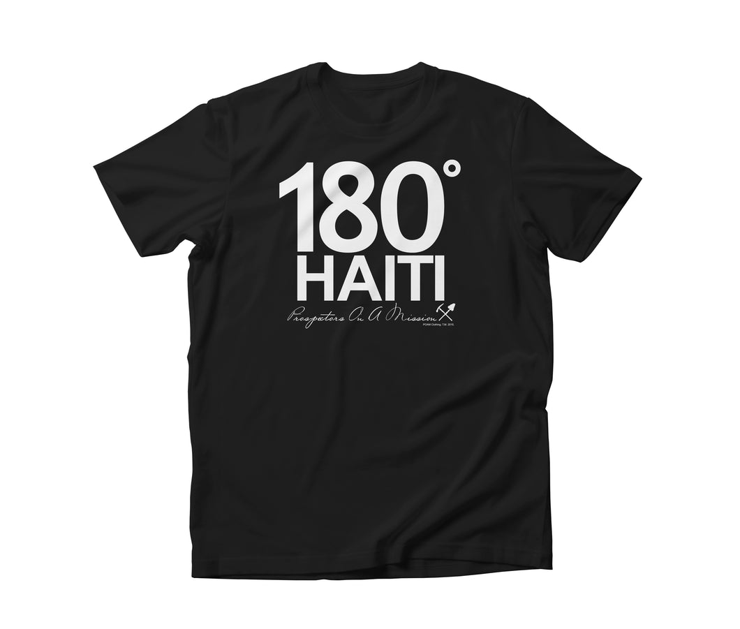 One Eighty (180) Haiti Unisex Tee Black