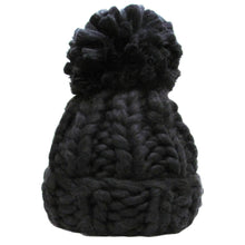 Load image into Gallery viewer, Big Yarn Pom Pom Woven Hat
