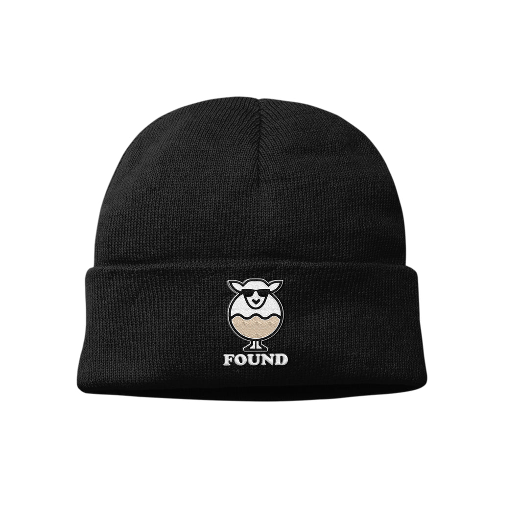 Found Sheep Knit Cuff Beanie