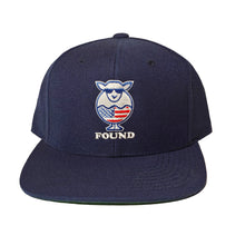 Load image into Gallery viewer, Found Sheep Flag Navy Snapback
