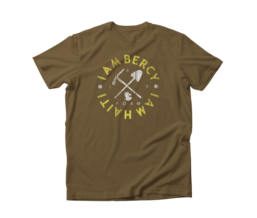 I Am Bercy I Am Haiti Unisex T-Shirt Brown
