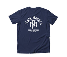 Load image into Gallery viewer, Peace Makers Navy Unisex T-Shirt (Unreleased/One of a kind)
