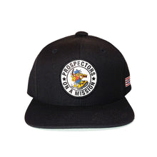 Load image into Gallery viewer, POAM Black Classic Prospector Seal Snapback
