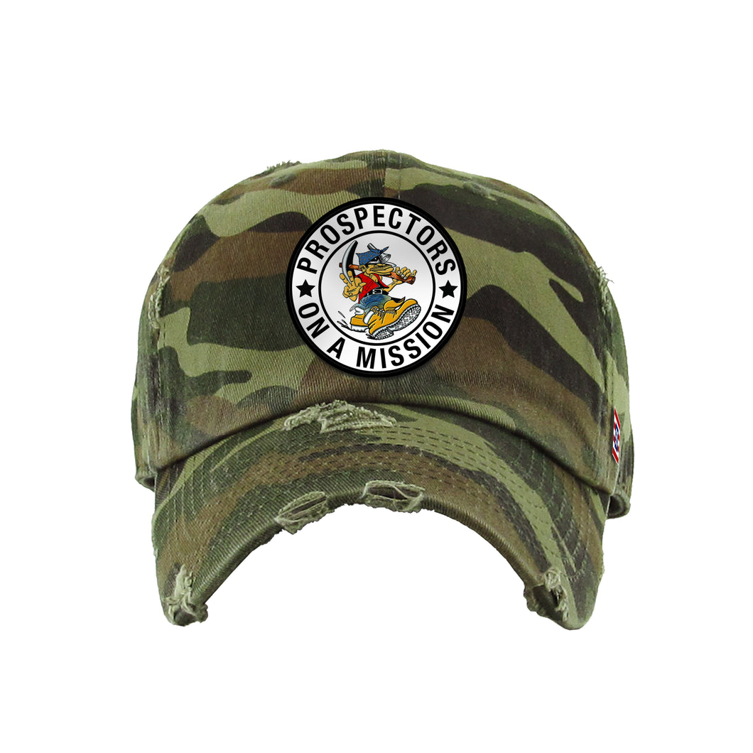 POAM Classic Prospector Official Seal Vintage Camo Dad Hat (Limited Edition)