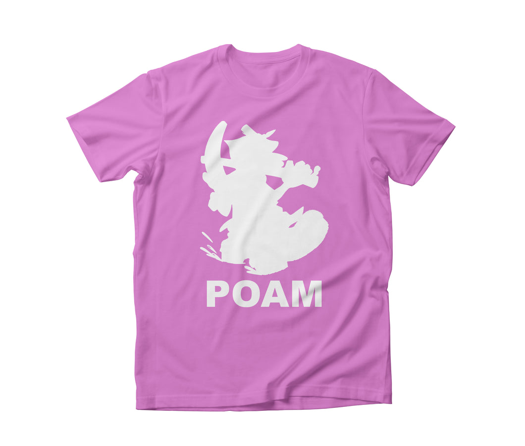 POAM Silhouette Pink Unisex Tee