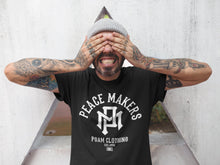 Load image into Gallery viewer, Peace Makers Navy Unisex T-Shirt (Unreleased/One of a kind)
