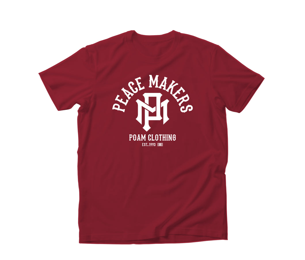 Peace Makers Unisex  Cardinal T-Shirt 10