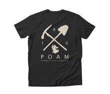 Load image into Gallery viewer, Pick and Shovel 180 Unisex Tee Black
