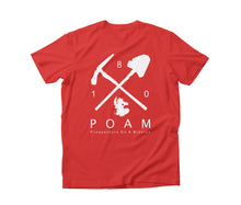 Load image into Gallery viewer, Pick and Shovel 180 Unisex Tee Red
