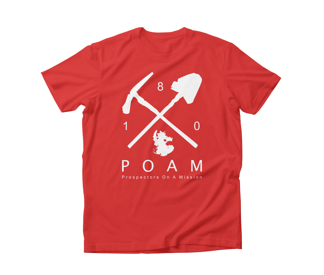 Pick and Shovel 180 Unisex Tee Red