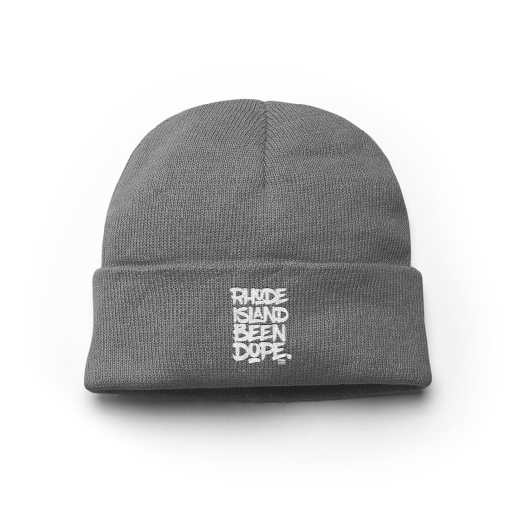Rhode Island Been Dope High Quality Embroidered Cuff Beanie