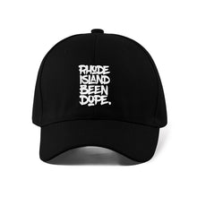 Load image into Gallery viewer, Rhode Island Been Dope Dad Cap and Camo Trucker
