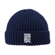 Load image into Gallery viewer, Rhode Island Been Dope Thick Ribbed Beanie
