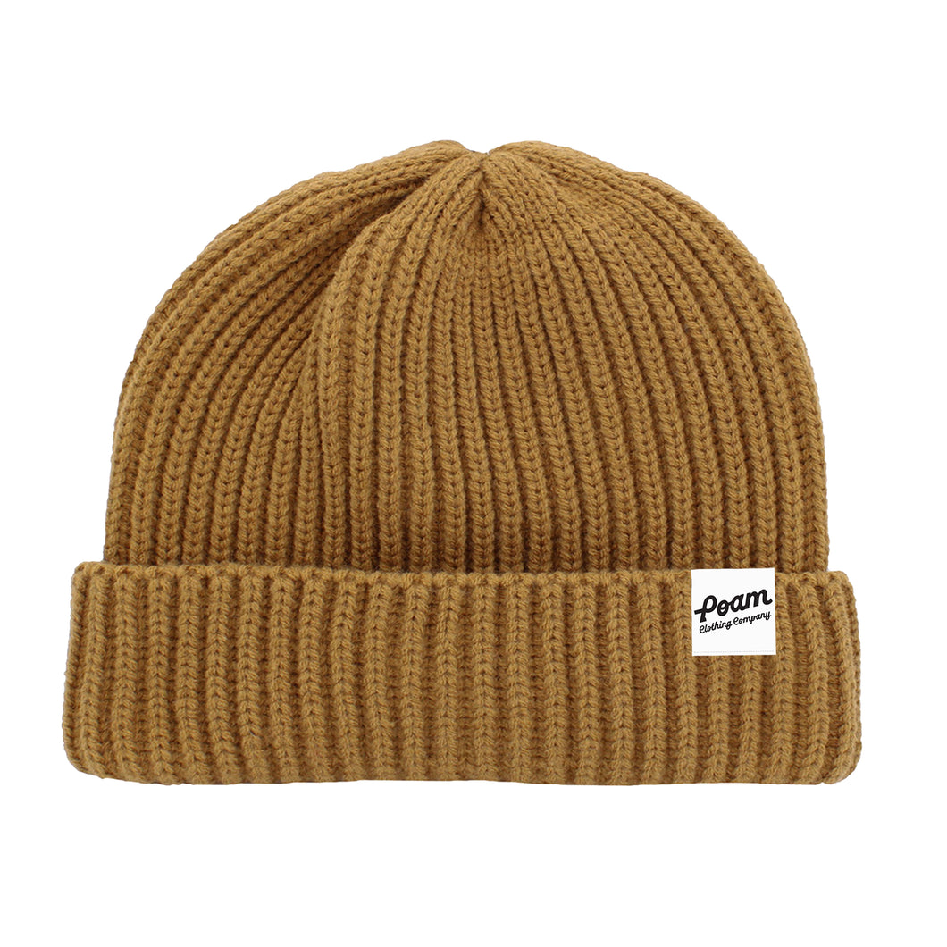 POAM Signature Thick Ribbed Beanie