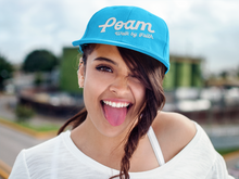 Load image into Gallery viewer, POAM Signature - Walk by Faith Turquoise Snapback

